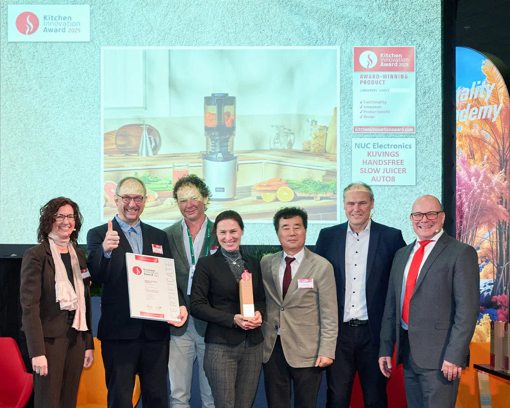 Kuvings pelnė prestižinį „Kitchen Innovation Award“ apdovanojimą parodoje Ambiente 2025