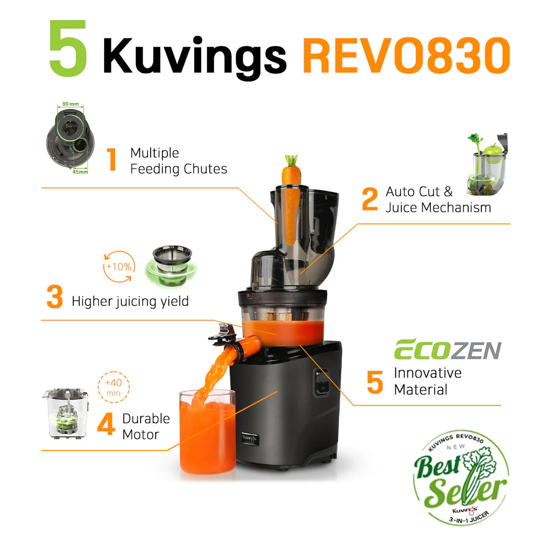 Lėtaeigė sulčiaspaudė REVO830S