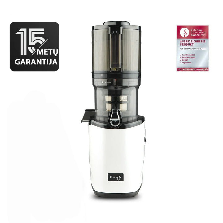 Lėtaeigė sulčiaspaudė AUTO8 su papildomu šerbeto sieteliu